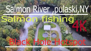 Salmon River Black Hole Hotspot 4k UHD Drone film Sate of NY 8KWorld BrunoSaraviaPhotographyA4a4a4a4 [upl. by Kecaj]