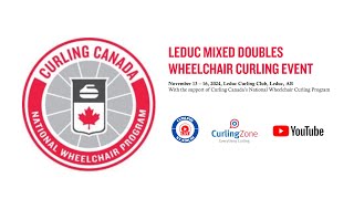 LaFramboiseMinor vs NagelWilliams  Draw 13  Leduc Mixed Doubles Wheelchair Curling Event 4 [upl. by Pinette]