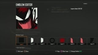 Carnage Emblem Black Ops 2 Emblem Editor [upl. by Corron837]