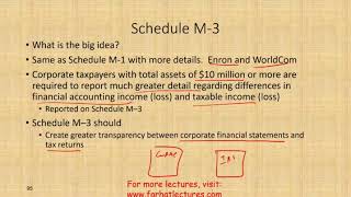 Schedule M 2 form 1120 ¦ Schedule M 3 Form 1120 ¦ Corporate Income Tax Course ¦ CPA Exam Regulation [upl. by Quirk]