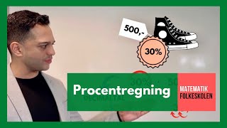 Procentregning  Hvad er 30 af 500 træk  fra et beløb [upl. by Aztiram]