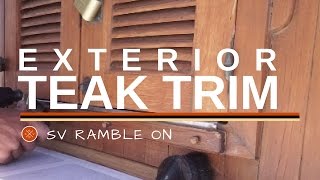 SV Ramble On  Teak Trim [upl. by Bozovich]