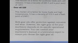 Gear oil grade Difference [upl. by Dragde]