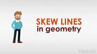 Skew Lines — Geometry  Definition Examples amp Video [upl. by Enitsenrae]