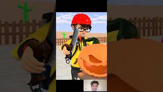 Scary Teacher 3D vs Squid Game Cut Pumpkin Face Mask Halloween Nice or Error 5 Times Challenge [upl. by Livvyy435]