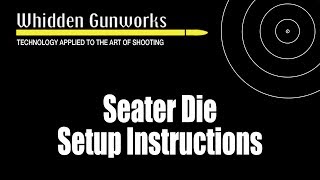 Seater Die Setup Instructions [upl. by Adnarrim]