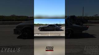 Good race between a twin turbo LS Foxbody and a LS twin turbo S10 at quotNo Way Outquot noprepracing [upl. by Sailesh]