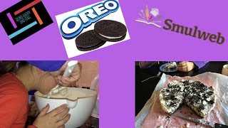 Oreo taart gemaakt van Smulweb gemaakt maar wel een beetje aangepast [upl. by Oicaroh]