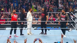 WWE 13 NOV 2024 Seth Rollins Joins Roman Reigns Semi Zayn amp The Usos WWE SmackDown Raw Highlights [upl. by Labors]