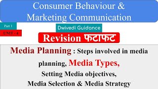 Media Planning Media Media types steps in media planning Media objectiveMarketing Communication [upl. by Neerihs75]