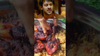 మొత్తం ట్రయ్నింగ్ లో నాకూ ఇష్టమైన టైమ్ ఇదే😜😜😋prabhas chickenlegpiece shortfeed millionviews [upl. by Nyleak]