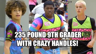 235 POUND 9TH GRADER WITH HANDLES These Hoopers WENT CRAZY at MSHTV [upl. by Laynad]