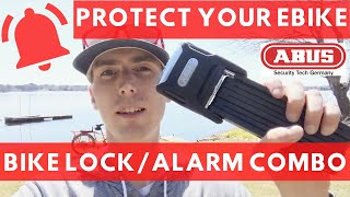 Secure Bike LockAlarm Combo for your Electric Bike ABUS Bordo Big 6000 Alarm Review amp Test [upl. by Ridley]