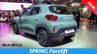 Dacia Spring 2023 Facelift  FULL Review in 4K  Expression Exterior  Interior Price [upl. by Tihw88]