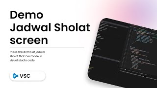 Bitaqwa App  Part 5 jadwal sholat [upl. by Onaicul]