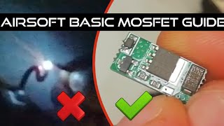 Installing A Basic Airsoft MOSFET Airsoft AEG Wiring Guide And Soldering Tutorial [upl. by Gessner]