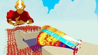 100x AVATAR AANG  2x GIANT vs 3x EVERY GOD  Totally Accurate Battle Simulator TABS [upl. by Anoek]