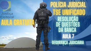 Resolvendo questões CespeCebraspe TSE unificado Agente da Polícia Judicial Aula 7 [upl. by Ikey32]