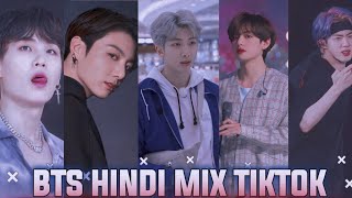 BTS Hindi Mix TikTok Video💜💜OT7 Musically Compilation 😍😍 [upl. by Aelhsa145]