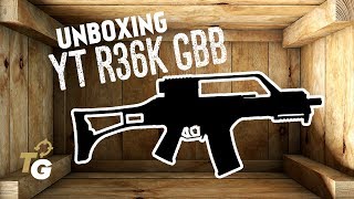 Army Armament R36K GBB  Scope  G36C Airsoft Replica Unboxing [upl. by Asilec42]