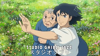 Studio Ghibli Jazz ☕ 🎵 Ghibli Jazz Collection 🪻 Studio Ghibli BGM 🌷 Relaxing Cello Piano Music ❤️‍🔥 [upl. by Seldun467]