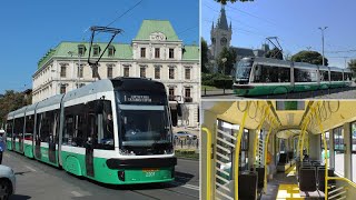 Prezentarea publică a noilor tramvaie Pesa Swing ale CTP Iași [upl. by Salba587]