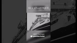 SS LATLANTIQUE Whistle  Audio 1933 [upl. by Ellerrehs]