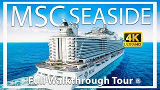 Msc SeaSide  Full Walkthrough Ship Tour amp Review  Ultra HD Video  All Public Areas [upl. by Adnuhsor363]