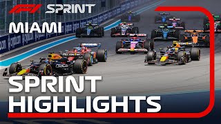 F1 Sprint Highlights  2024 Miami Grand Prix [upl. by Ennaeel949]