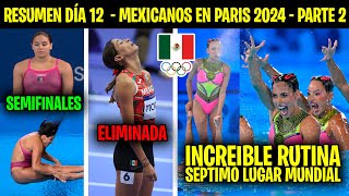 Sirenas MEXICANAS se ganan el RESPETO de todo el MUNDO con esta Rutina  RESUMEN DÍA 12 Paris2024 [upl. by Cheria]