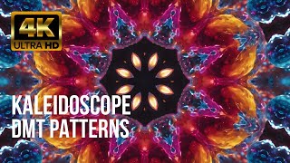 Kaleidoscope Mandala Meditation  DMT Patterns  4K HD [upl. by Akisey]