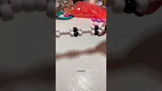 Bone Stitch Kandi Tutorial Spooky Halloween Kandi Bead Crafts for Everyone 🎃 craftaddict kandi [upl. by Reywas]