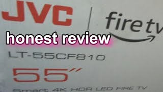 JVC 55quot Smart LT55CF810 fire TV with Alexia  honest review and unpacking [upl. by Marks]