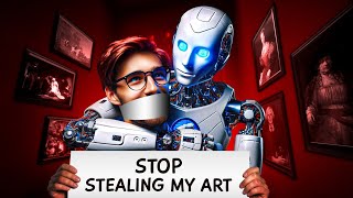 AI Is Stealing Art The Truth About Algorithmic Theft [upl. by Leugim285]