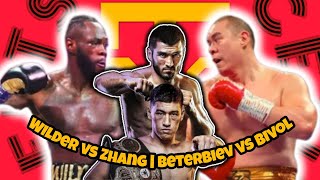 BREAKING DEONTAY WILDER VS ZHILEI ZHANG ON ARTUR BETERBIEV VS DMITRY BIVOL CARD [upl. by Eirlav74]