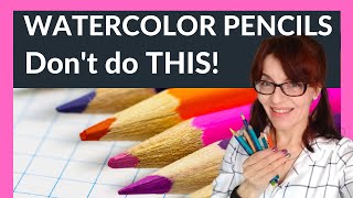 Watercolor Pencils Tutorial 7 Mistakes Beginners Make [upl. by Borman]