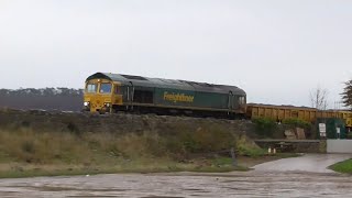 66565 6Y54 Carlisle Yard  Whitehaven Engineers Sun 17th November 2024 [upl. by Trepur506]