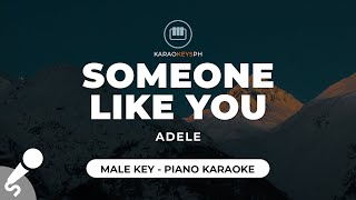 Someone Like You  Adele Male Key  Piano Karaoke [upl. by Legin]