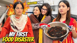 My First FOOD DISASTER😱Rabia or Iqra ki Surprise Entry🤩Sistrology [upl. by Oralie713]