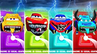 McQueen Eater vs McQueen Eater exe Eater vs Lightning McQueen vs McQueen  Tiles Hop edm rush [upl. by Saidel]