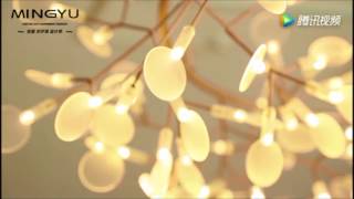 Home Lighting：Nordic Interior design firefly chandelier —— CHEERHUZZ [upl. by Aimak]