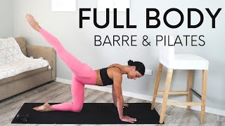 35 MIN BARRE amp PILATES WORKOUT  Full Body Sculpt [upl. by Besse]