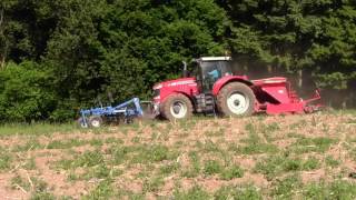 Massey Ferguson 7620 mit Frontgrubber und Horsch Express 3td [upl. by Dita]