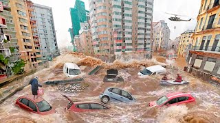 Spain is Underwater AGAIN Heavy Flooding in Murcia and Valencia Evacuation of the population [upl. by Onibag]