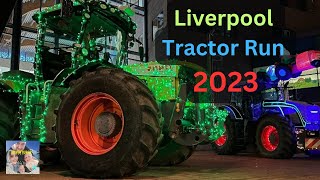 Huge Christmas Tractor Convoy For Liverpool Tractor Run 2023  Alder Hey Hospital [upl. by Draper]