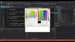 48  WinForms C  Colors  واجهات الويندوز بلغة السي شارب  الألوان [upl. by Oren]