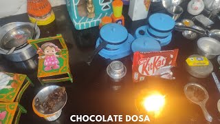 Miniature chocolate dosa recipekit Kat dosa recipechocolatedosa minichocolatedosaminifood [upl. by Lertram944]