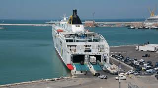 Shipfriendsgr  Hellenic Spirit 23 07 17 loading Ancona 3 [upl. by Wiltshire]