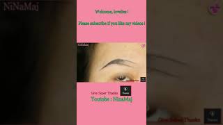 eyebrow tutorial eyebrows makeup beautiful brows eyebrow brow eyebrowpencil [upl. by Ettenwad993]