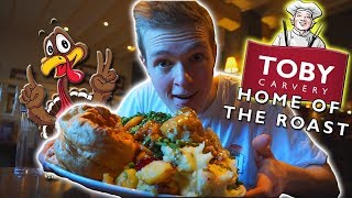 THE  TOBY CARVERY  TAKEOVER CHALLENGE BritishFood [upl. by Sup]